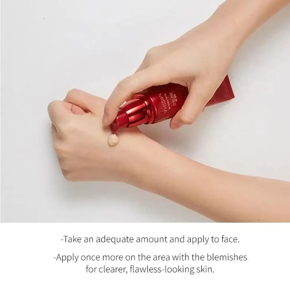 Original MISSHA M Perfect Cover BB Cream Light Texture, Natural Concealer, Long-lasting Moisturizing Makeup